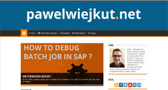 Desktop Screenshot of pawelwiejkut.net