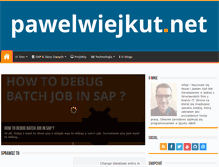 Tablet Screenshot of pawelwiejkut.net